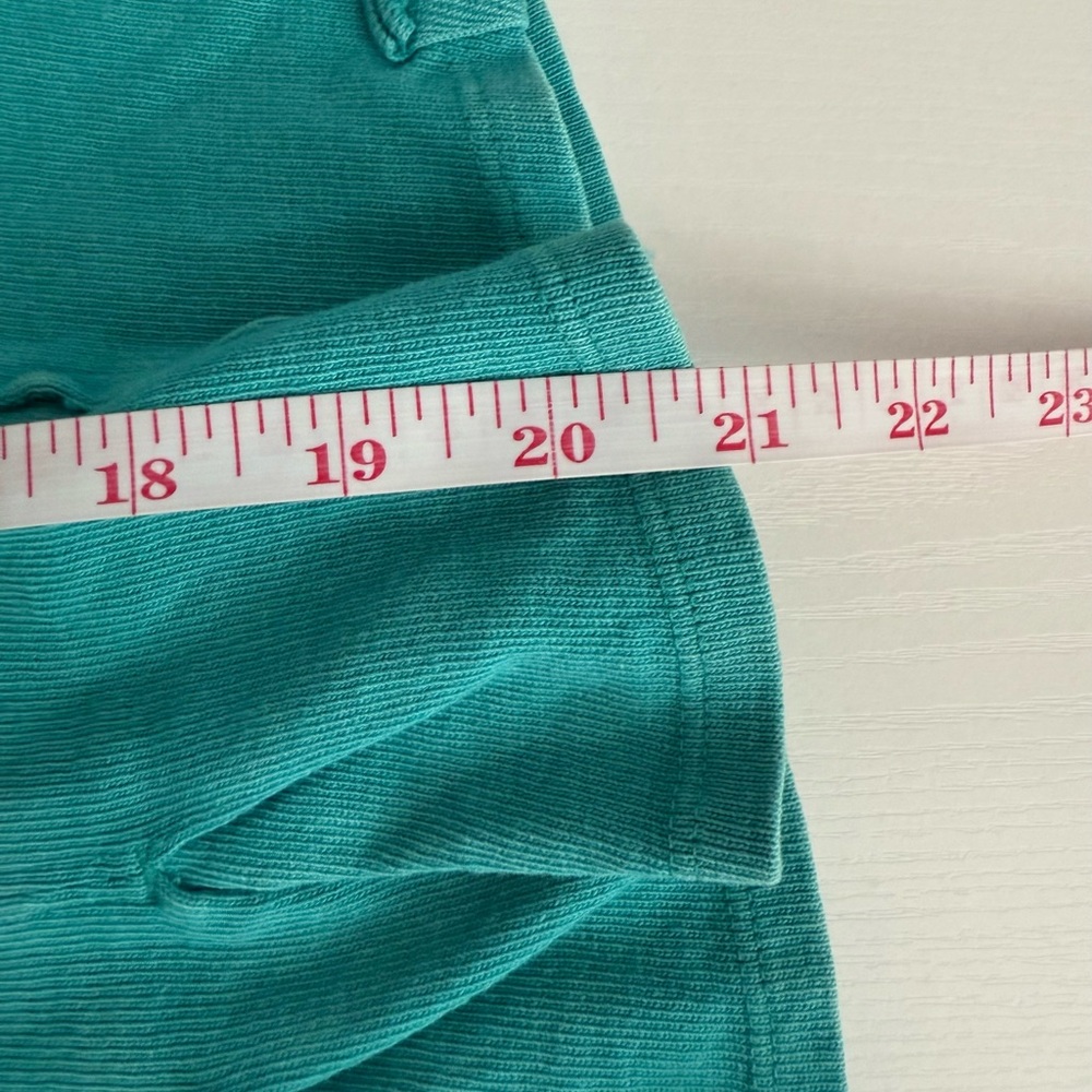 Free People Women's Cropped Top Turquoise Size L - Picture 6 of 10